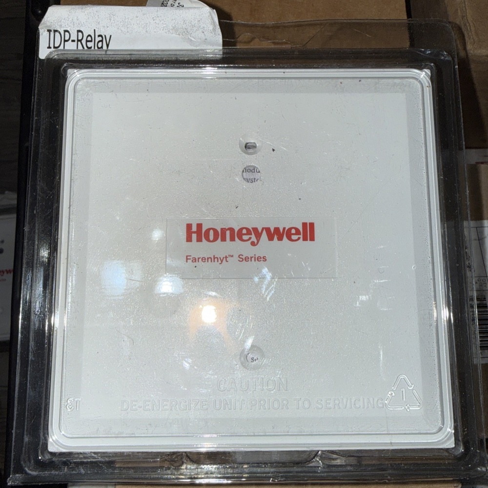 NEW HONEYWELL FARENHYT SERIES IDP-RELAY WHITE RELAY MODULE SIGNALING FIRE ALARM